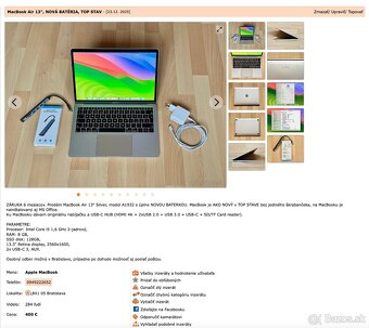 MacBook - ZÁRUKA 6 mesiacov - 6