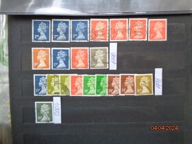 Poštové známky - ANGLICKO - 6 FOTO - 6