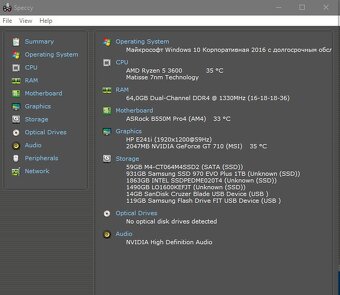 Ryzen 3600 (64 GB RAM) - 6