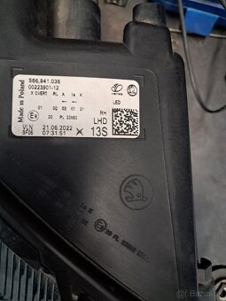 Predne svetlá škoda kadiaľ FL - 6