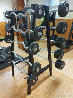 Bicepsová osa pevná váha (rovná, EZ) - NOVÁ - 6