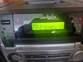 Prenosné rádio veža AIWA 230v 12v Autoberia aj Baterky - 6