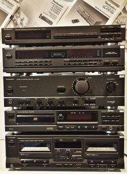 Zostava TECHNICS B01 tuner,equalizer,zosilnovac,CD,tape deck - 6