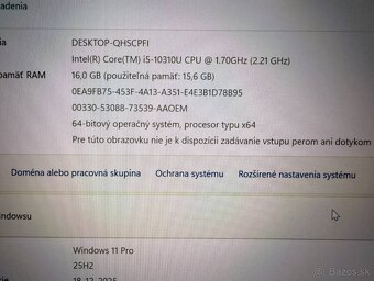 Notebook Dell Latitude 5410 i5-10310U/16GB RAM/B-kat/FHD/SSD - 6