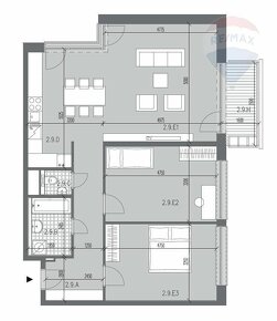 NA Predaj 3izbové byty s balkónom, Záhorská Bystrica Livana  - 6