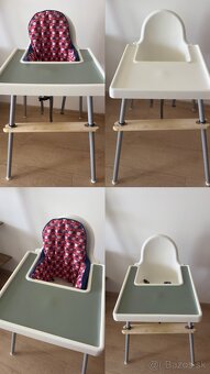 Detská stolička na kŕmenie ikea antilop - 6