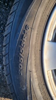Letné Pneumatiky + disky alu Dezent 205/55 R16 5x110 - 6