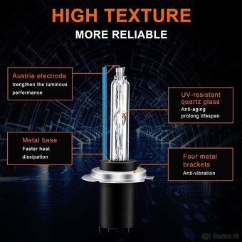 Wattstar, Xenon H7 6000 K, 55 W, Xenon biela, so zbernicou, - 6