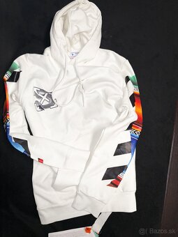 Off White Mikina s kapucňou (S,M) - 6