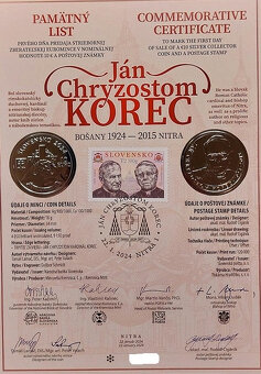 pamätný list k 10€ a 20€ minciam / euro mince - 6