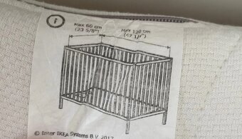 Detska postielka Ikea Sundvik s matracom - 6