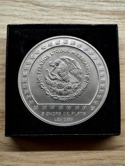 Strieborná investičná minca 5oz 999.9 Piedra de Tizoc - 6