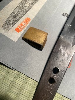 Japonský Starožitný Samurajský meč Tanto Kunisada - 6