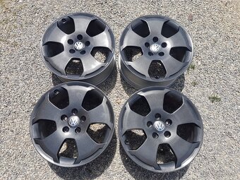 5x112 r17 hliníkové disky Audi A3, grafit, Volkswagen - 6