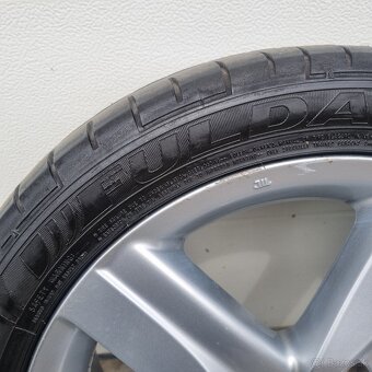 ALU disky Toyota 5x114,3 + pneu 225/45 r17 letne. - 6
