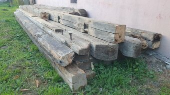 Staré trámy - drevo - hranoly - 6