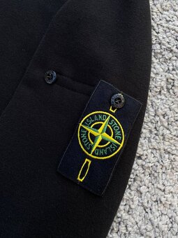 Mikina s kapucňou Stone Island na zips Farba: čierna - 6