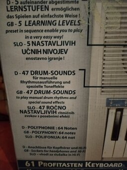 Klavesy Bontempi PM695 - 6