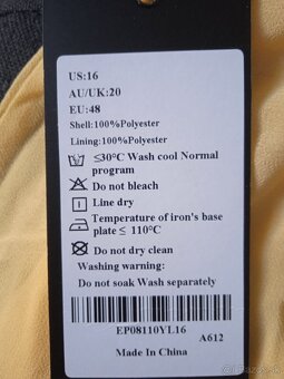 Spoločenské šaty veľ.48 ( NOVÉ ) - 6