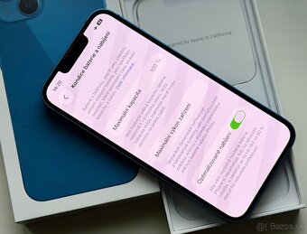 iPhone 13 Mini Blue BATERIE 100% TOP - 6