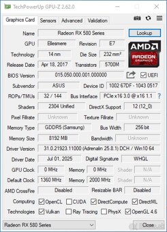 ASUS ROG STRIX AMD RADEON RX 580 8GB - 6