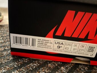 Predám Nike Air Jordan 1 Bloodline - 6
