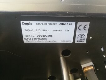 Brožúrovacia linka Duplo DBM 120 - 6