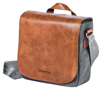 Olympus OM-D Messenger Bag Mini - Prémiová kožená ramenná br - 6