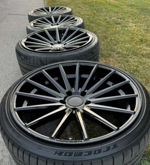 Predám konkávne elektrony origo VOSSEN 5x120 r19 dvojrozmer - 6