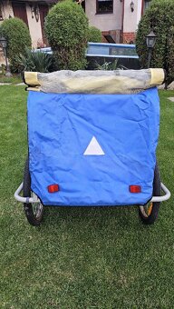 Vozík za bicykel pre 2 deti - 6