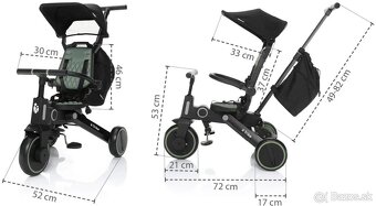 Zopa Trojkolka X Trike Lunar Grey - 6