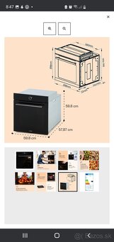 Vstavaná rúra Klarstein Illuminosa Smart Oven - 6