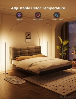 Govee RGBICW Floor Lamp Basic 2-Pack - Alexa/Google Home - 6