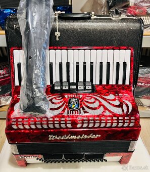 Predám akordeón Weltmeister Caprice 80 basový - 6