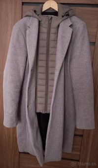 Pánsky kabát s prímesou vlny XL - 6