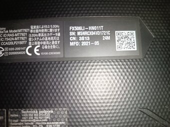 Predám herný notebook ASUS TUF GAMING F15 (2021) - 6