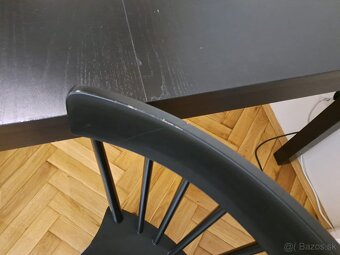 Predám rozkladací jedálenský stôl IKEA s 2 stoličkami - 6