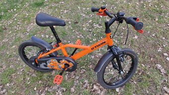 Predám detský bicykel B-Twin velkost 16 - 6