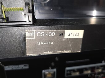 DUAL CS 430 gramofón - 6