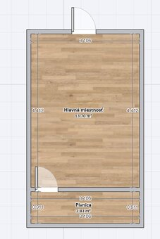 Predaj - záhrada s rozostavanou tehlovou chatou na okraji St - 6