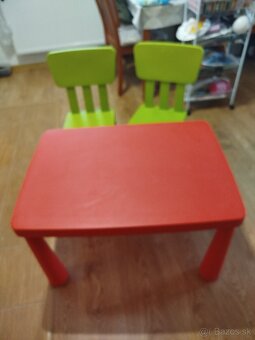 Ikea mamut stolik a stolitcky - 6