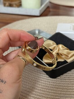 Náramok v štýle “Cartier” s briliantmi - 6