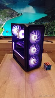 Herný výkonný PC–Ryzen 5+RTX 2070+32 GB RAM+NVMe+ARGB - 6