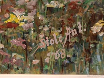 Obraz Antonín Štolc, Vysoké Tatry 1968, olej na desce 70x90 - 6