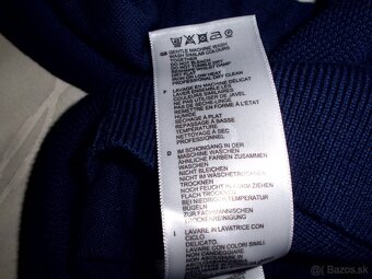 Fred Perry pánsky sveter tmavomodrý bavlna XL - 6