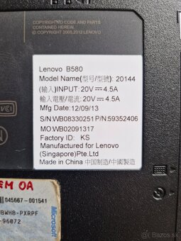 LENOVO B580 - 6