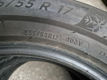 235/55 r17 zimné 2 ks Michelin dezén 7,2 mm DOT2024 - 6