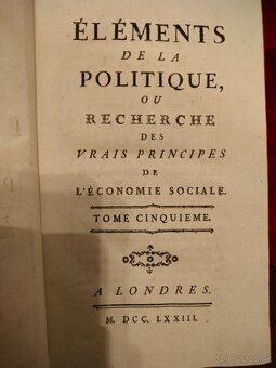 Staré knihy z r. 1773 Politická ekonómie London - 6
