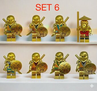 Figúrky Ninjago (8ks) typ lego - nové, nehrane - 6