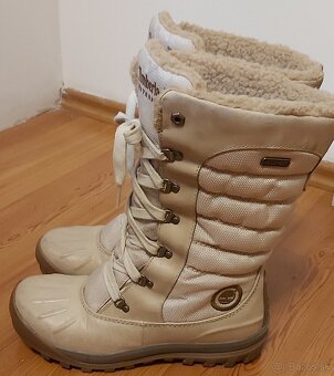 Damske kožené zimné čižmy Timberland veľ.40 - 6